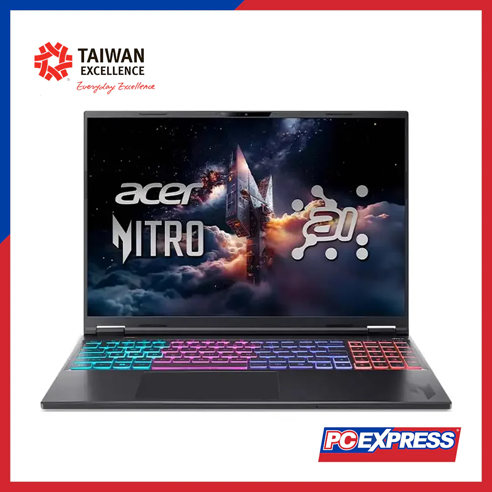 ACER Nitro 16 Slim (AN16S-61-R24N) GeForce RTX™ 5060 AMD Ryzen™ Ai 7 Laptop (Obsidian Black) - Image 3