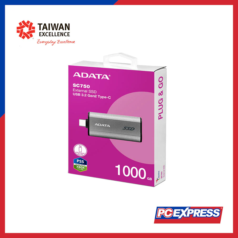 ADATA 1TB SC750 External Solid State Drive - Image 6