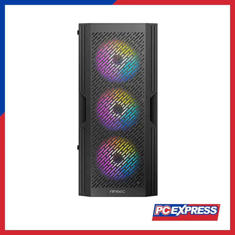 ANTEC AX20 Elite Black RGB Tempered Glass Mid Tower Gaming Chassis (With Free Gaming Antec Mouse Pad) - Image 2