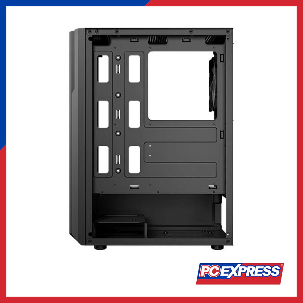 ANTEC AX22 ELITE RGB Tempered Glass Gaming Case (With free Mousepad) - Black - Image 4