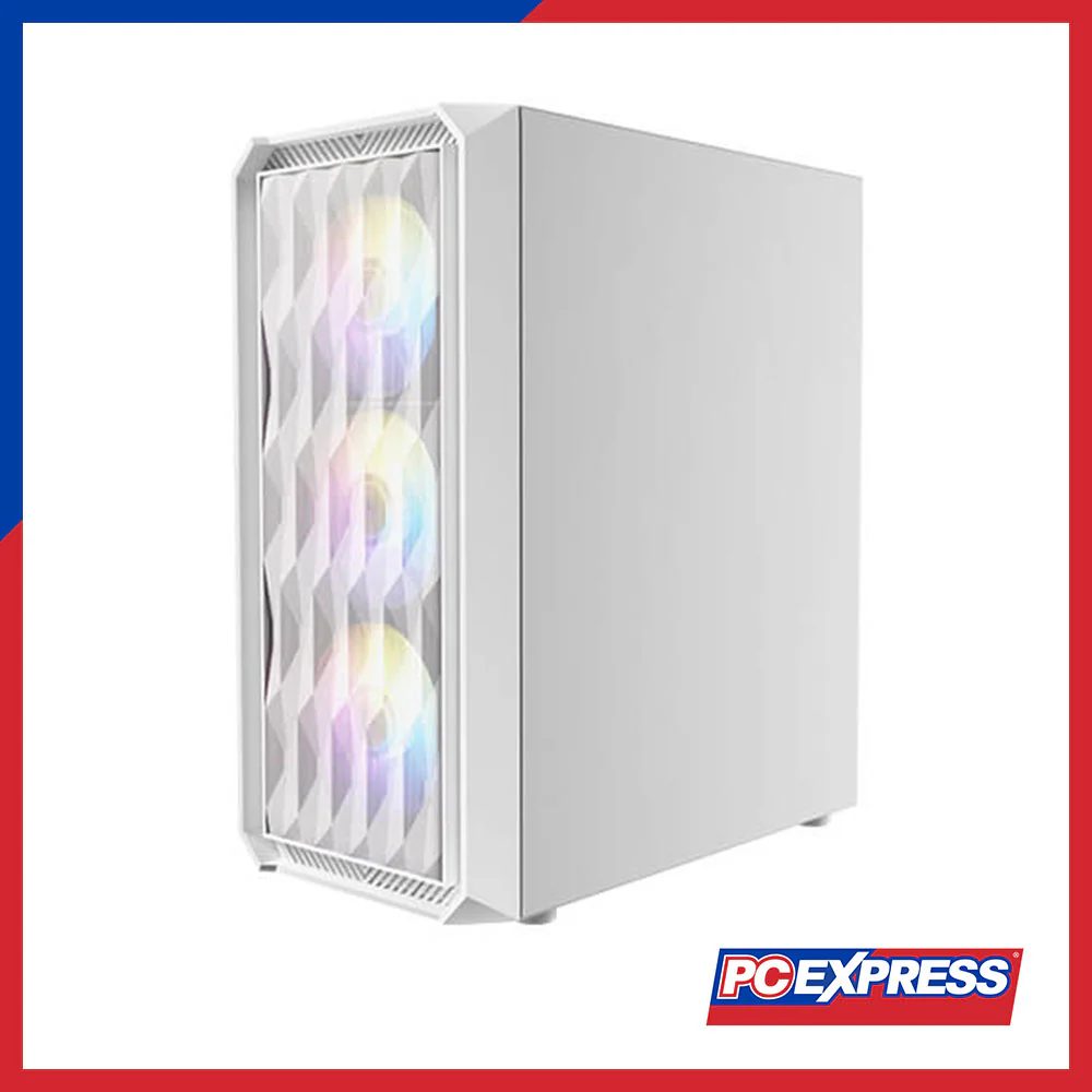 ANTEC NX292 Elite Series-Mid Tower Gaming PC Case (With Free Mousepad) - White - Image 4