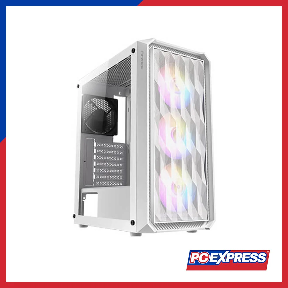 ANTEC NX292 White Tempered Glass RGB Mid Tower Gaming Chassis - Image 2