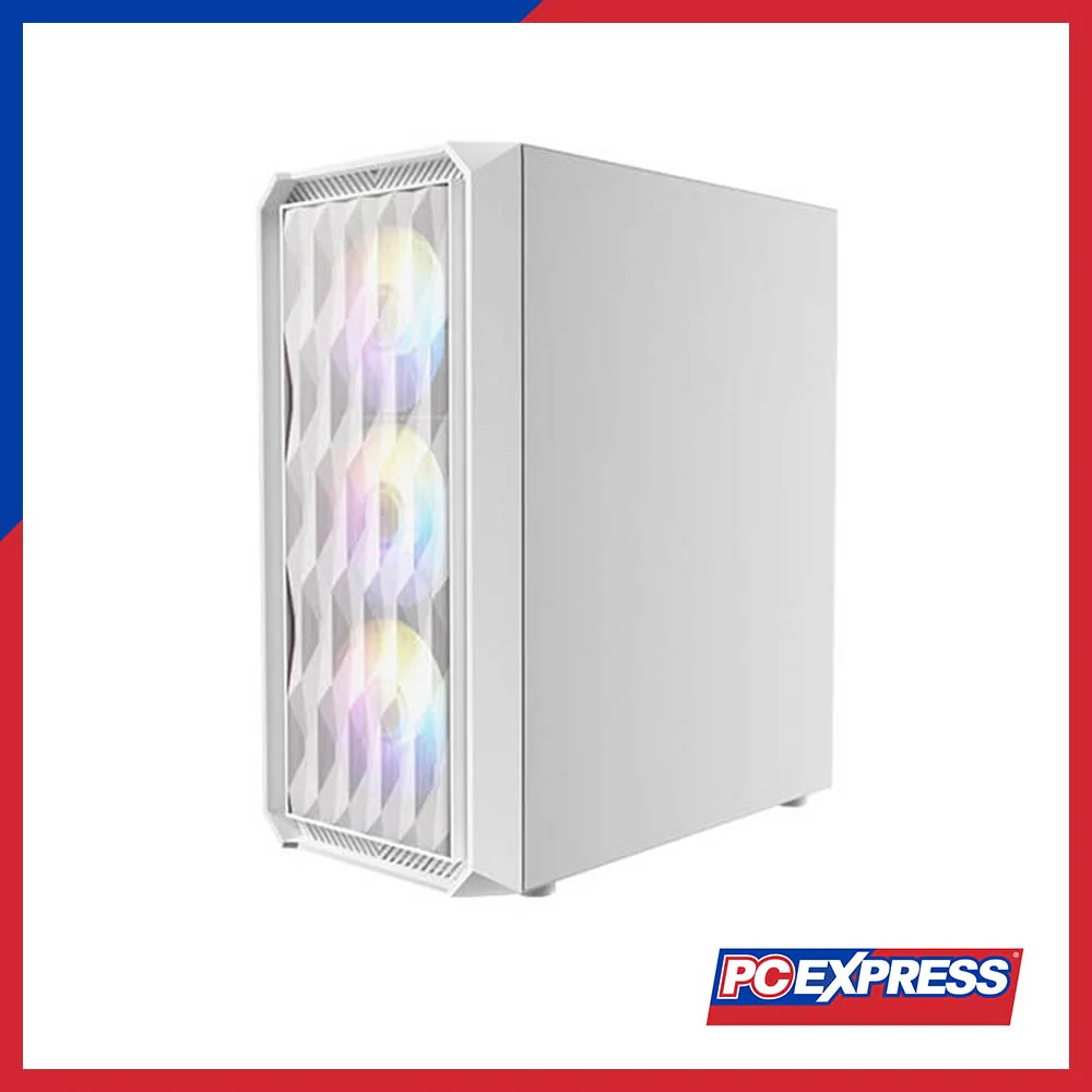 ANTEC NX292 White Tempered Glass RGB Mid Tower Gaming Chassis - Image 3