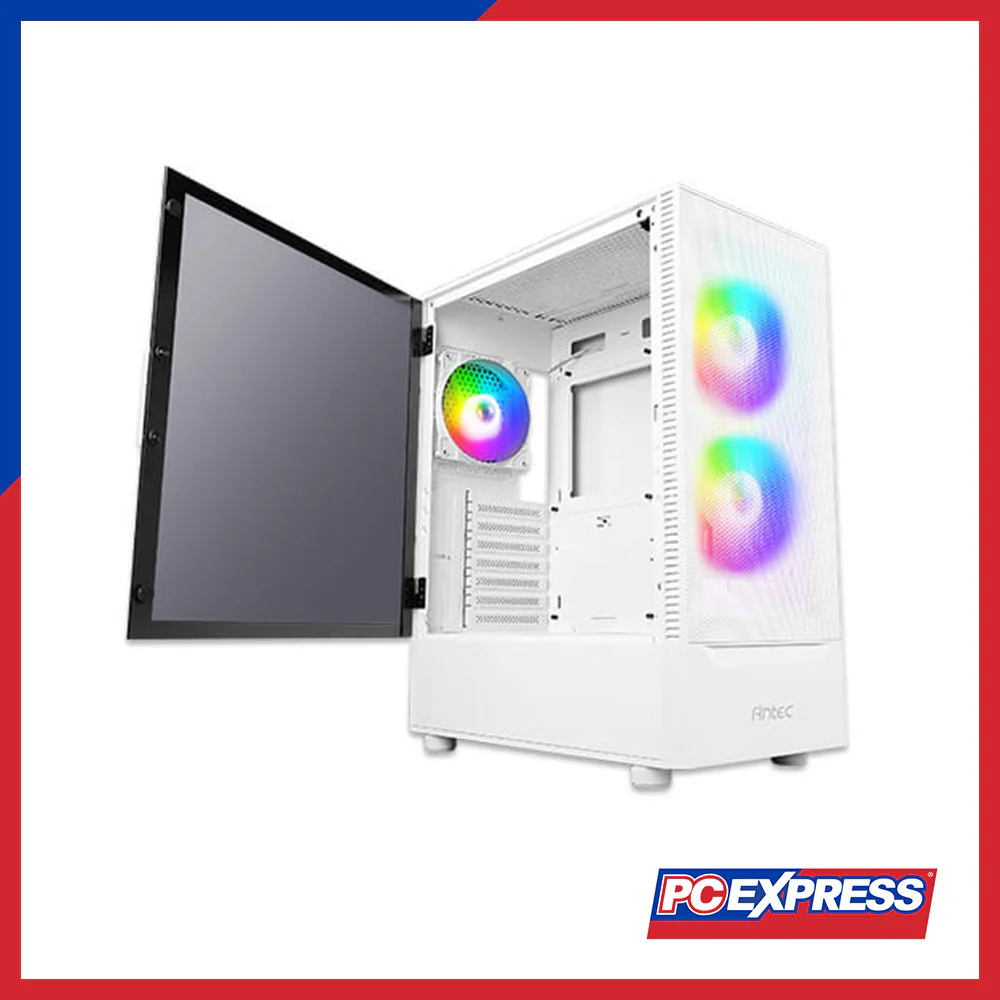 ANTEC NX410 Tempered Glass Mid Tower Gaming Chassis (White) - Image 3