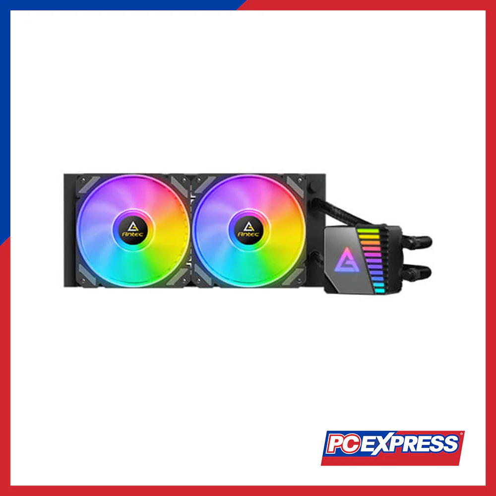 ANTEC SYMPHONY 240 ARGB (2 X 120MM FANS) All-In-One CPU Liquid Cooler - Image 2