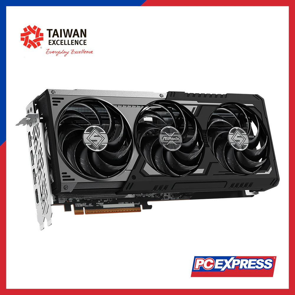 ASROCK AMD Radeon™ RX 9070 XT Steel Legend Dark 16GB GDDR6 256-bit ARGB (RX9070XT SLD 16G) Graphics Card - Image 4