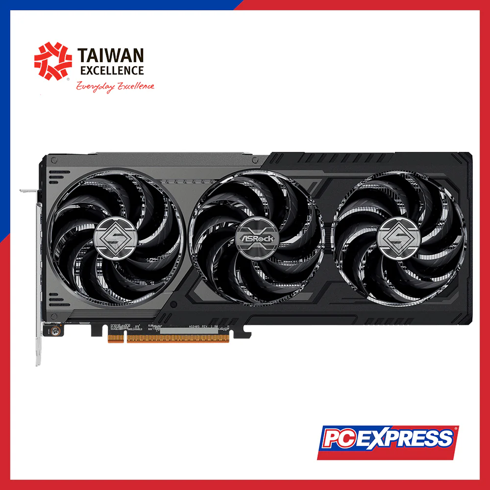 ASROCK AMD Radeon™ RX 9070 XT Steel Legend Dark 16GB GDDR6 256-bit ARGB (RX9070XT SLD 16G) Graphics Card - Image 6