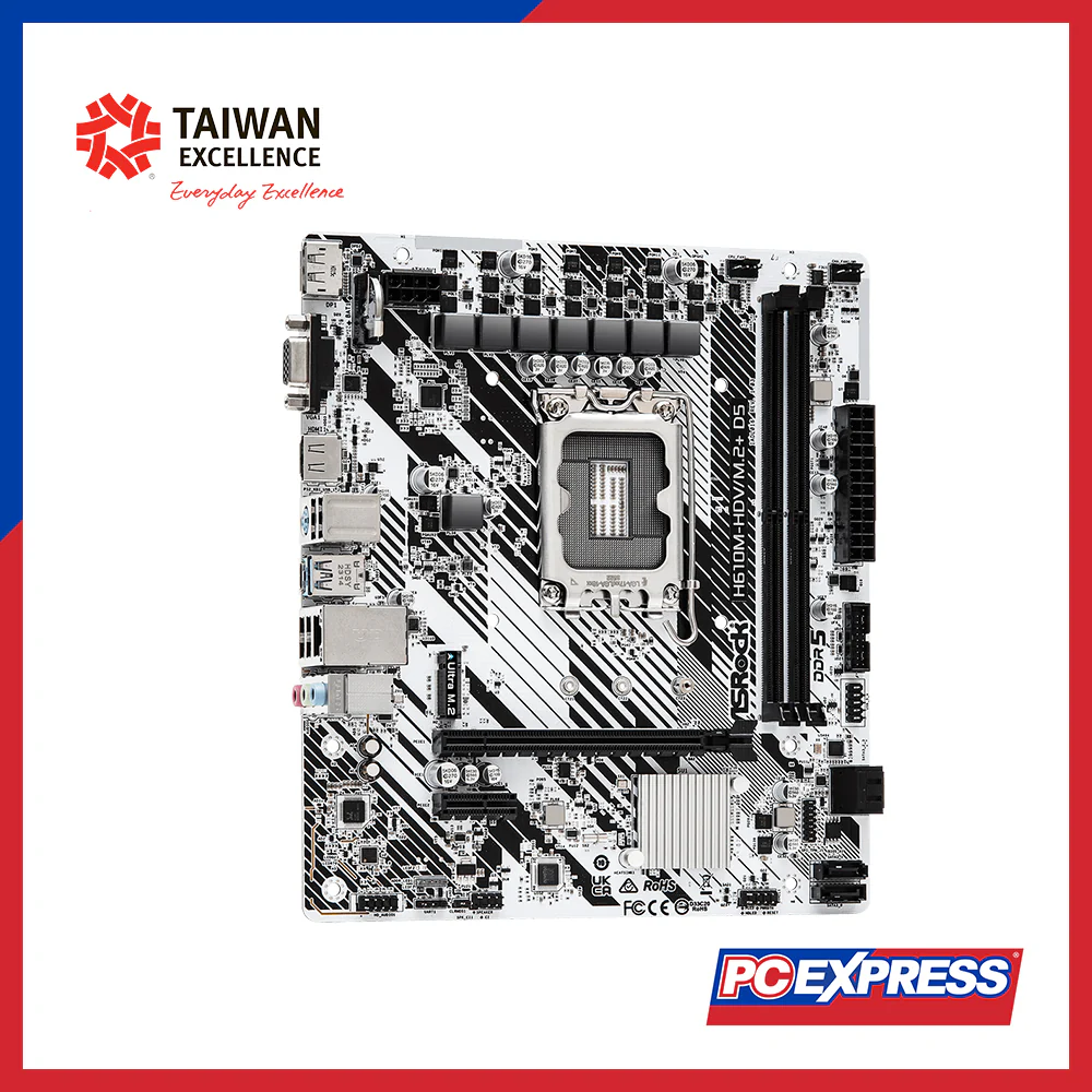 ASROCK H610M-HDV/M.2+ D5 micro-ATX Motherboard - Image 3