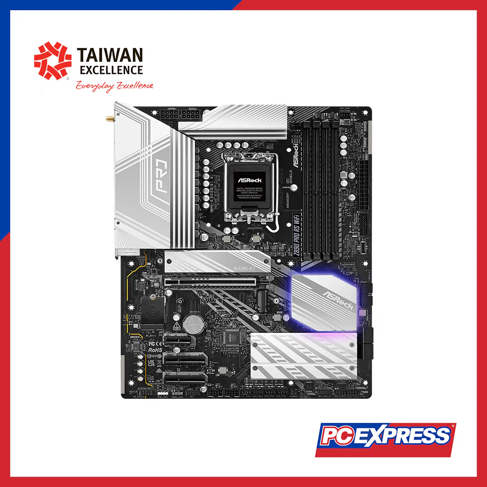 ASROCK Z890 PRO RS WIFI ATX Motherboard - Image 2
