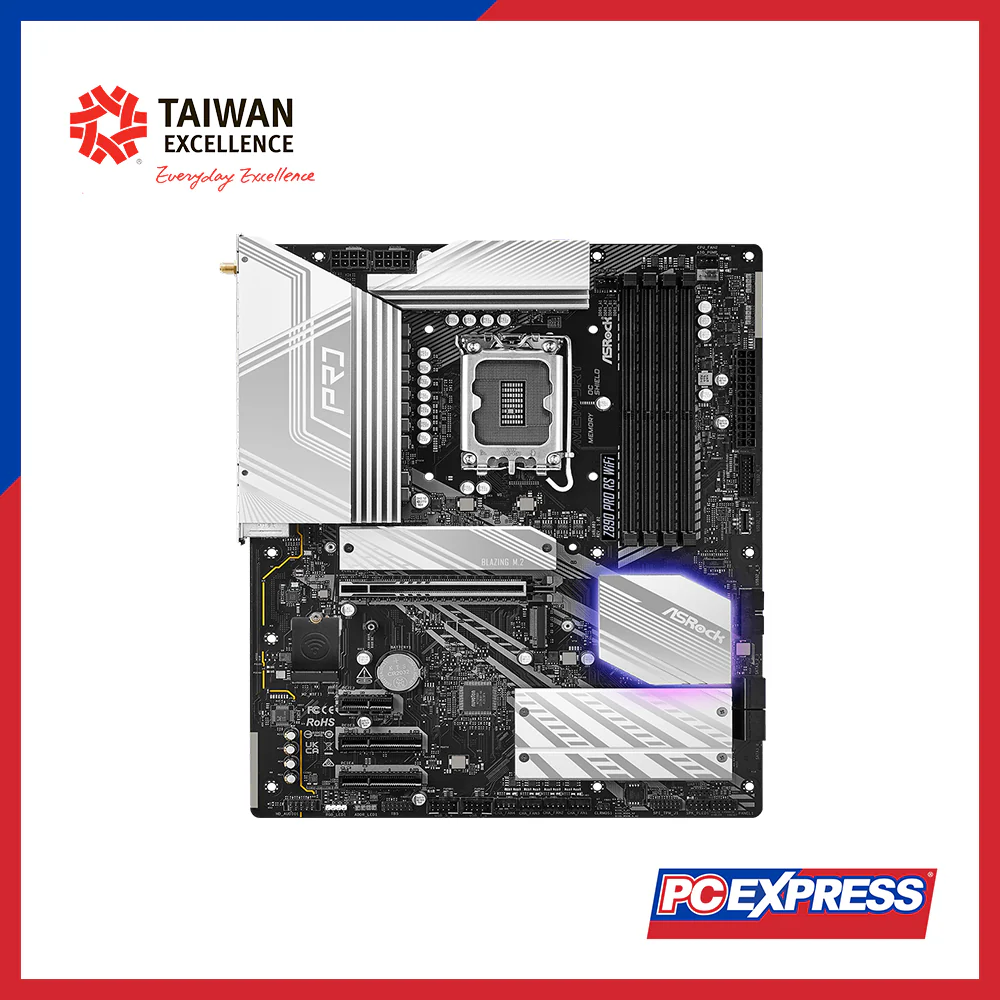 ASROCK Z890 PRO RS WIFI ATX Motherboard - Image 3