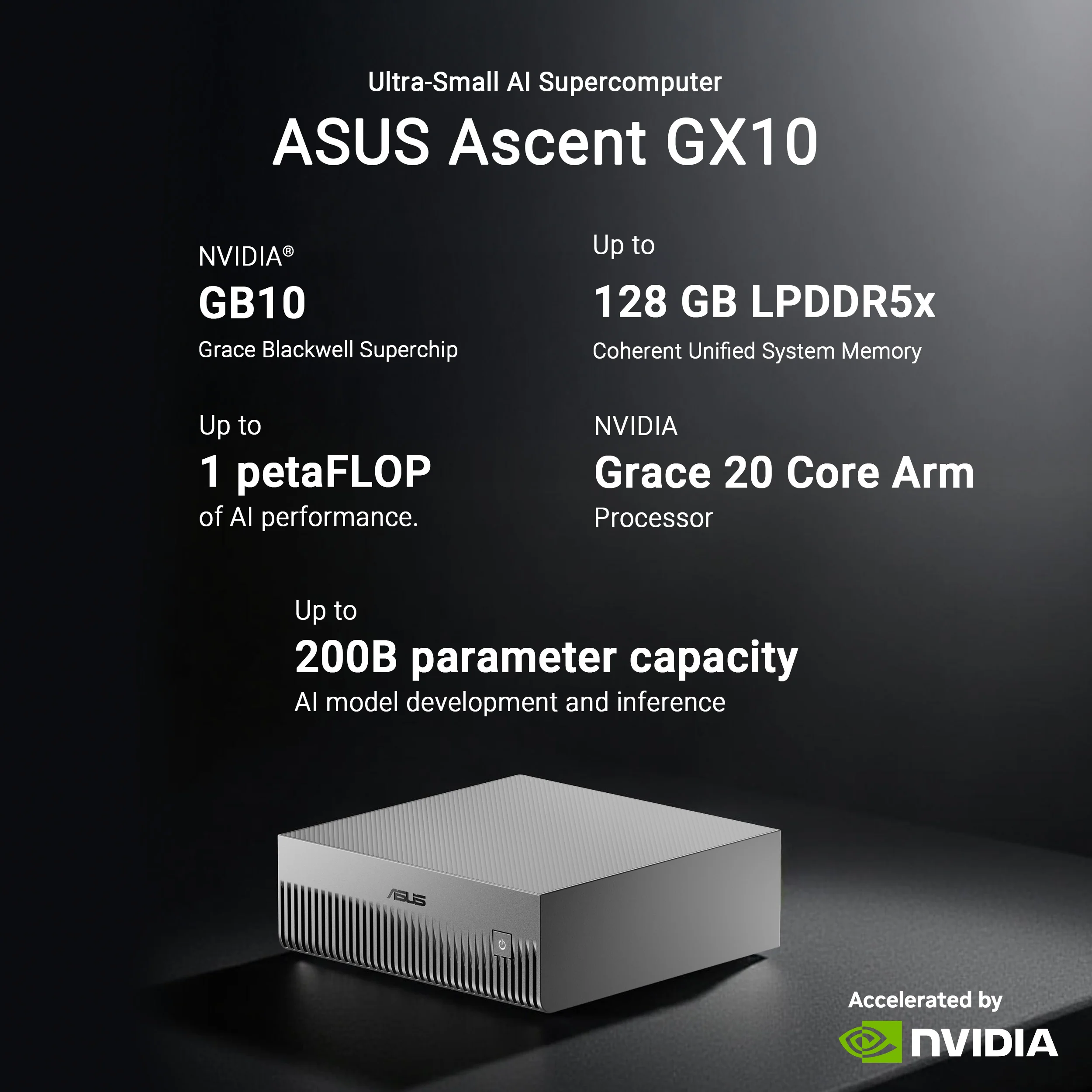 ASUS Ascent GX10 (2TB) Compact Desktop AI Supercomputer - Image 4