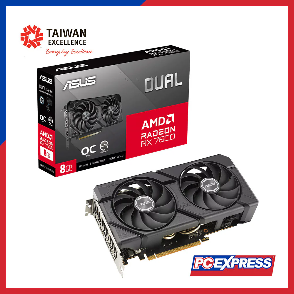 ASUS Dual Radeon™ RX 7600 EVO OC Edition 8GB GDDR6 128-bit Graphics Card - Image 6