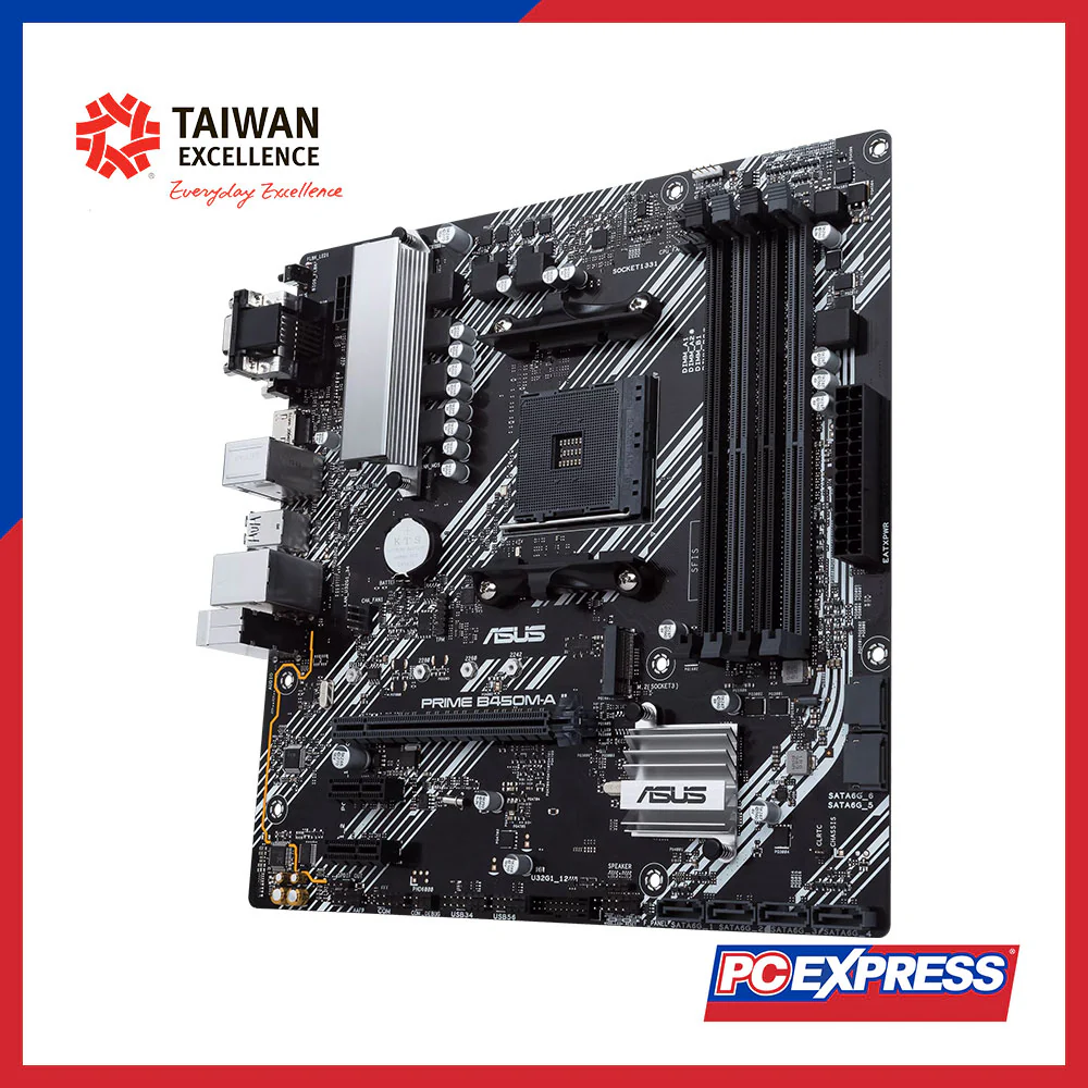 ASUS PRIME B450M-A II CSM mATX Motherboard - Image 4