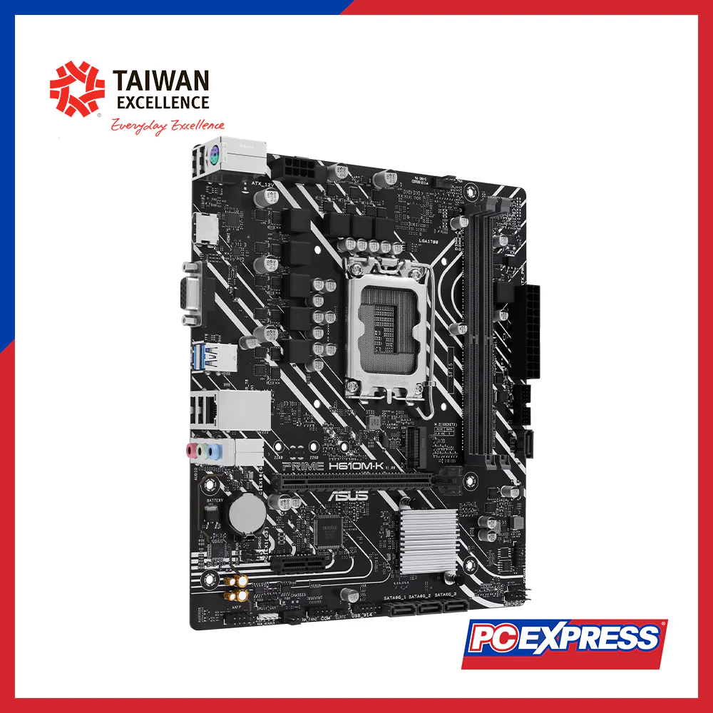 ASUS PRIME H610M-K CSM micro-ATX Motherboard - Image 2