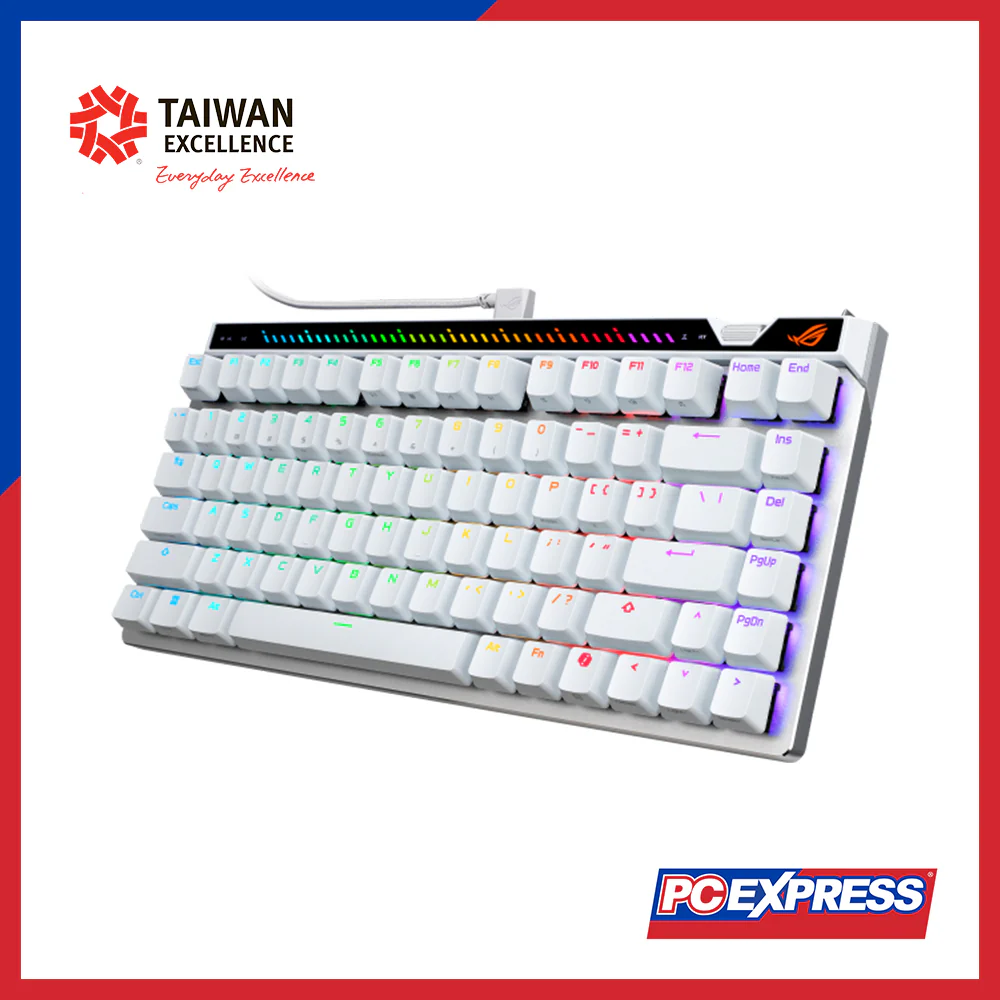 ASUS ROG Falchion Ace 75 HE Magnetic Switch Gaming Keyboard - White - Image 3