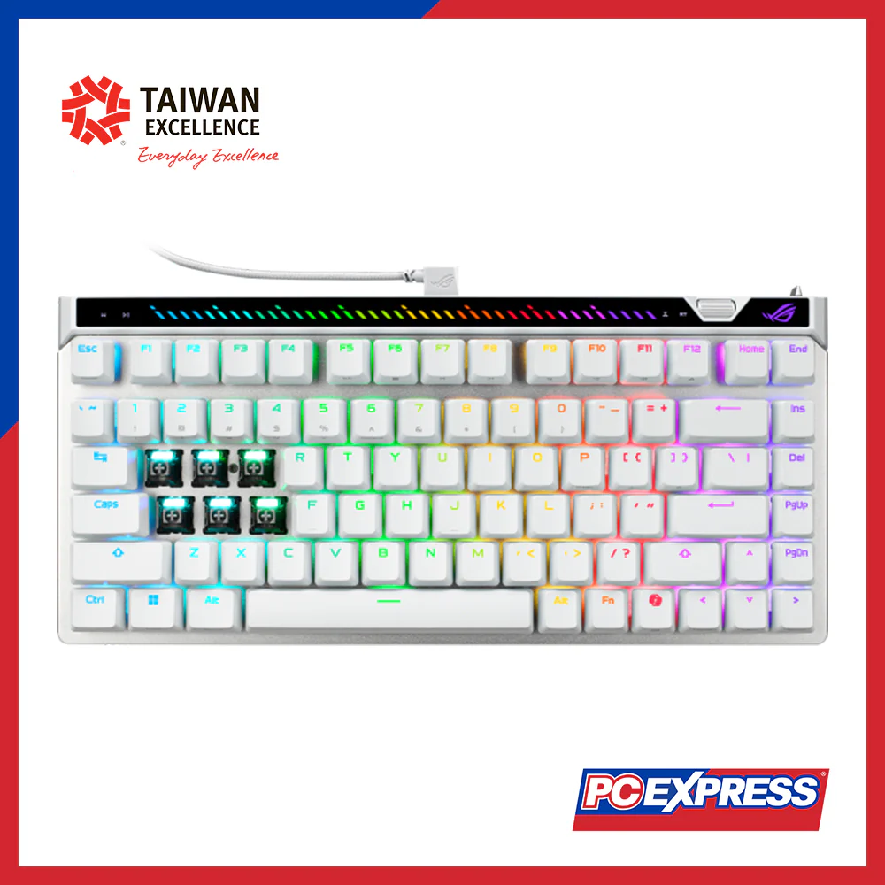 ASUS ROG Falchion Ace 75 HE Magnetic Switch Gaming Keyboard - White - Image 6