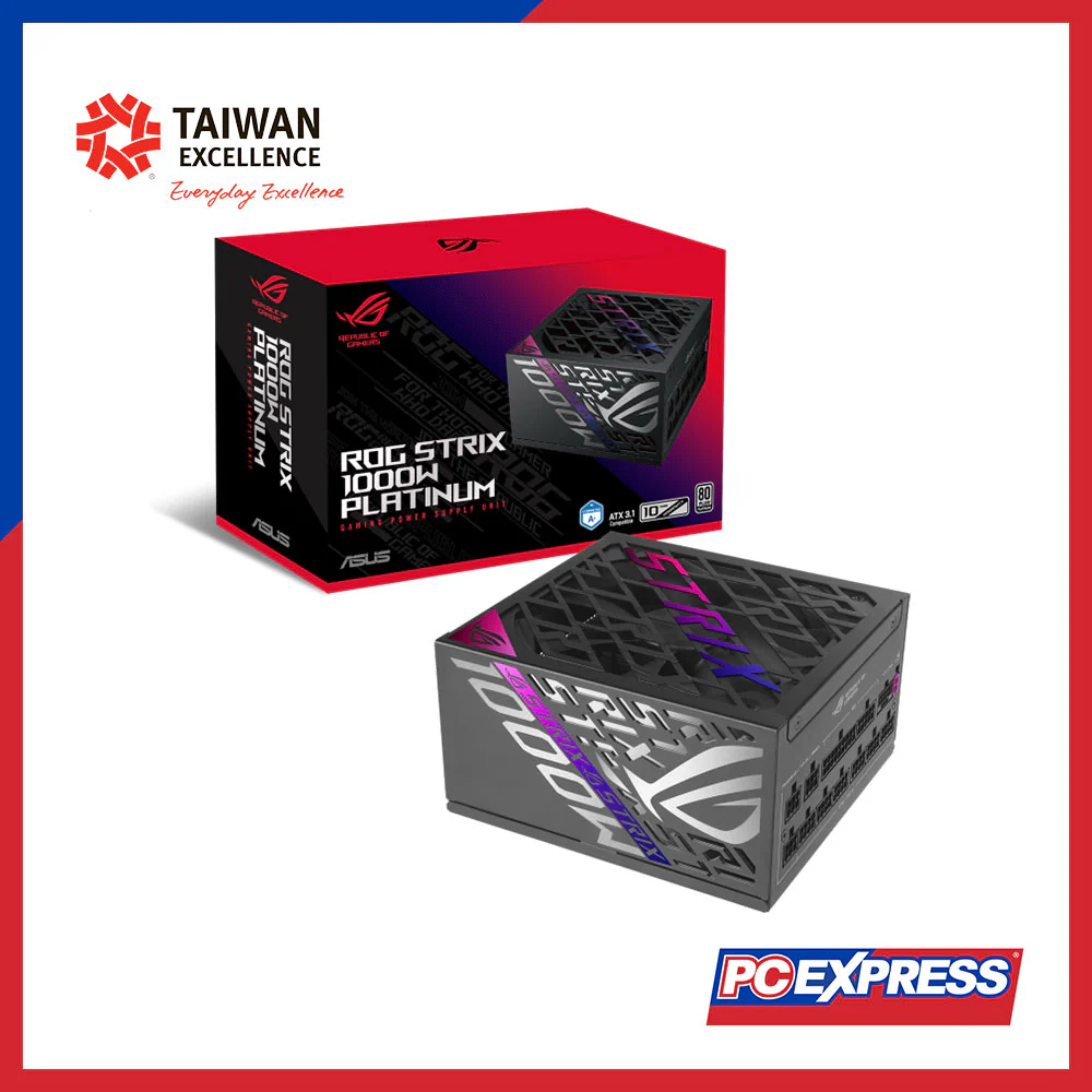 ASUS ROG STRIX 1000W 80+ Platinum ATX 3.1 Fully Modular Power Supply - Image 6