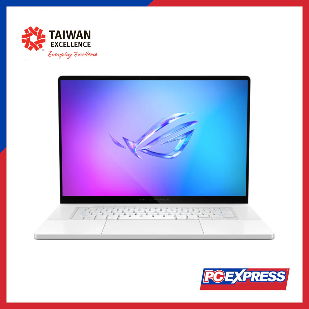 ASUS ROG Zephyrus G16 GU605CP-QR047WSM GeForce RTX™ 5070 Intel® Core™ Ultra 9 Laptop (Platinum White)