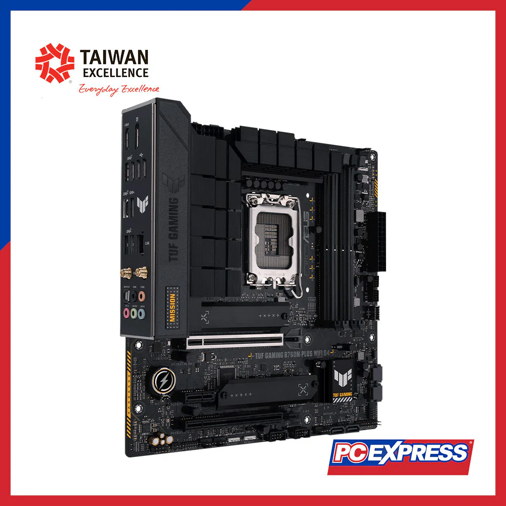 ASUS TUF B760M-PLUS GAMING WIFI D4 mATX Motherboard - Image 2