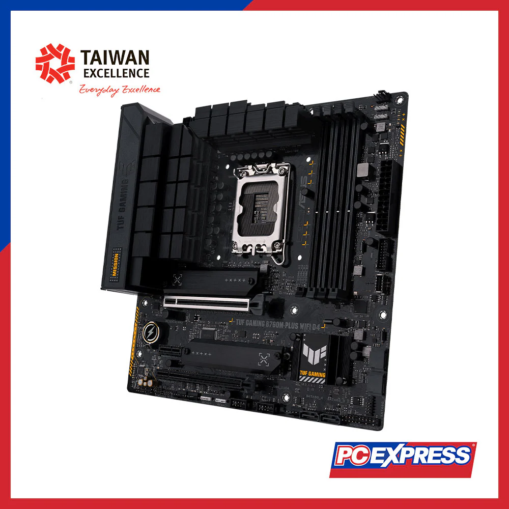 ASUS TUF B760M-PLUS GAMING WIFI D4 mATX Motherboard - Image 3