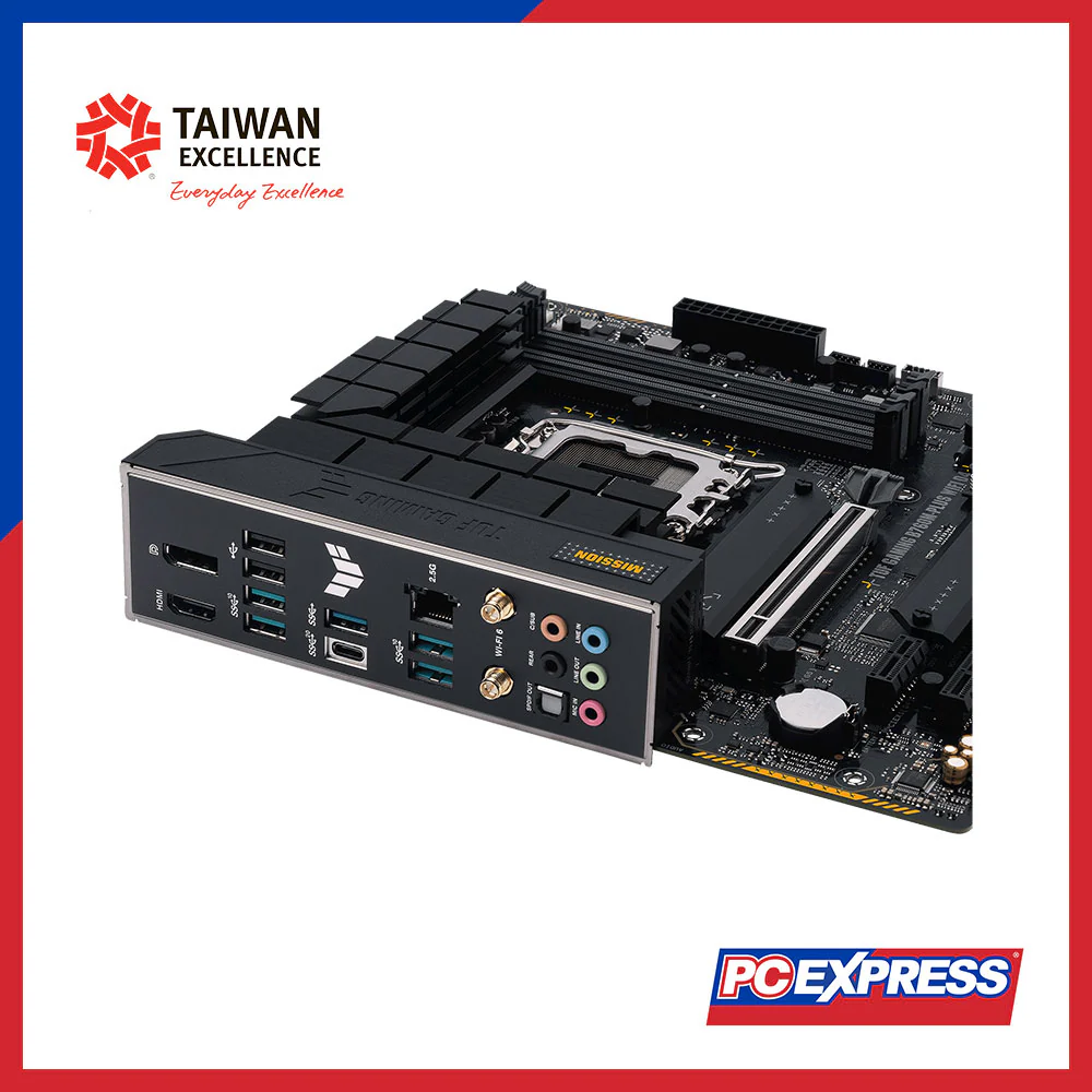 ASUS TUF B760M-PLUS GAMING WIFI D4 mATX Motherboard - Image 6