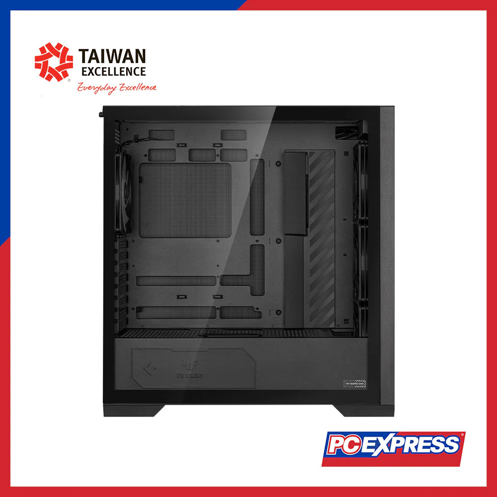 ASUS TUF Gaming GT302 ARGB Tempered Glass Gaming Chassis (Black) - Image 3