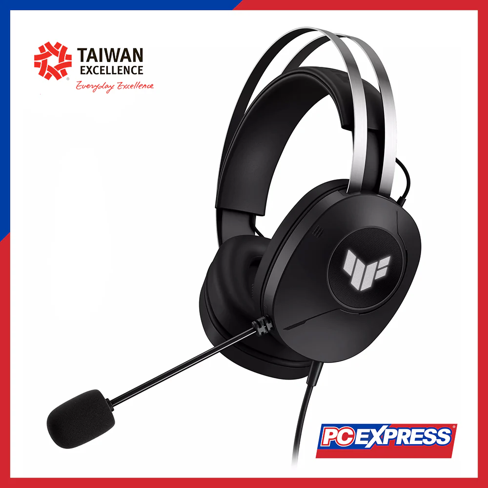 ASUS TUF Gaming H1 Gen II Wired Gaming Headset - Black - Image 7