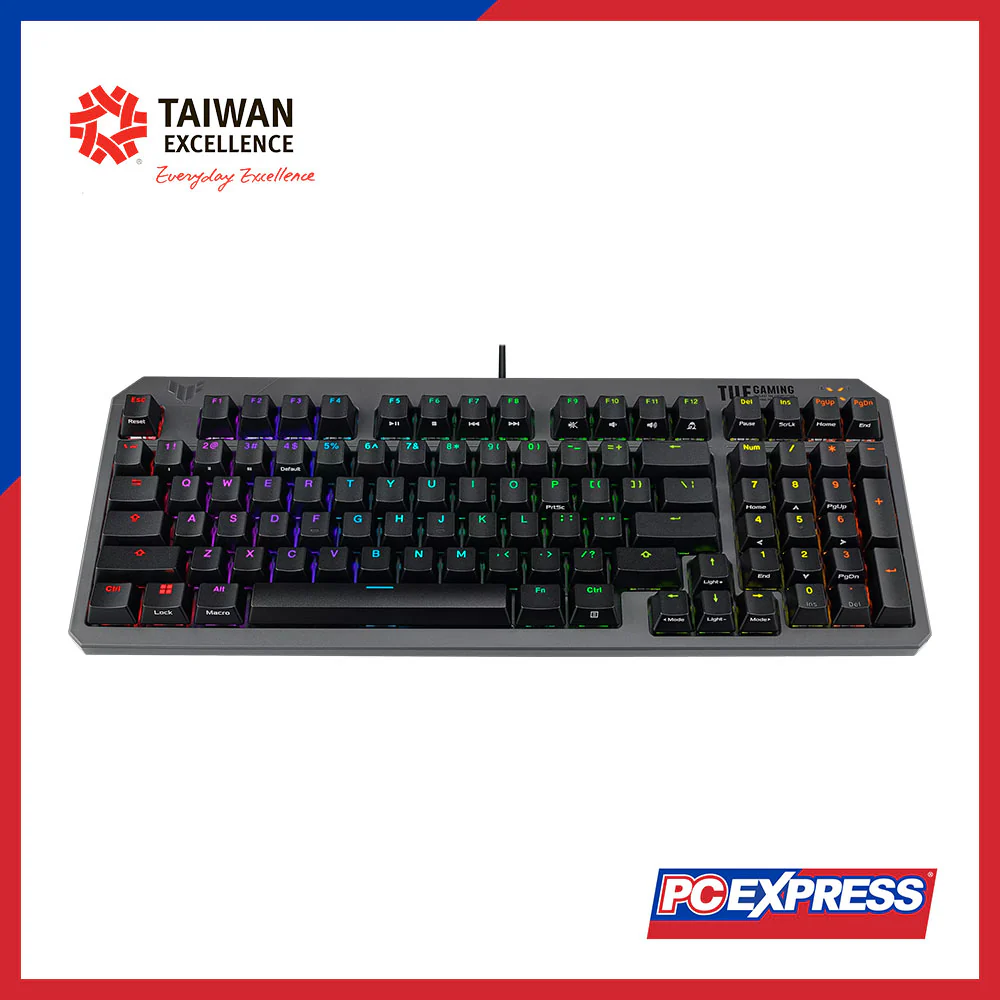 ASUS TUF Gaming K3 Gen II RGB Gaming Keyboard - Blue Switch - Image 3
