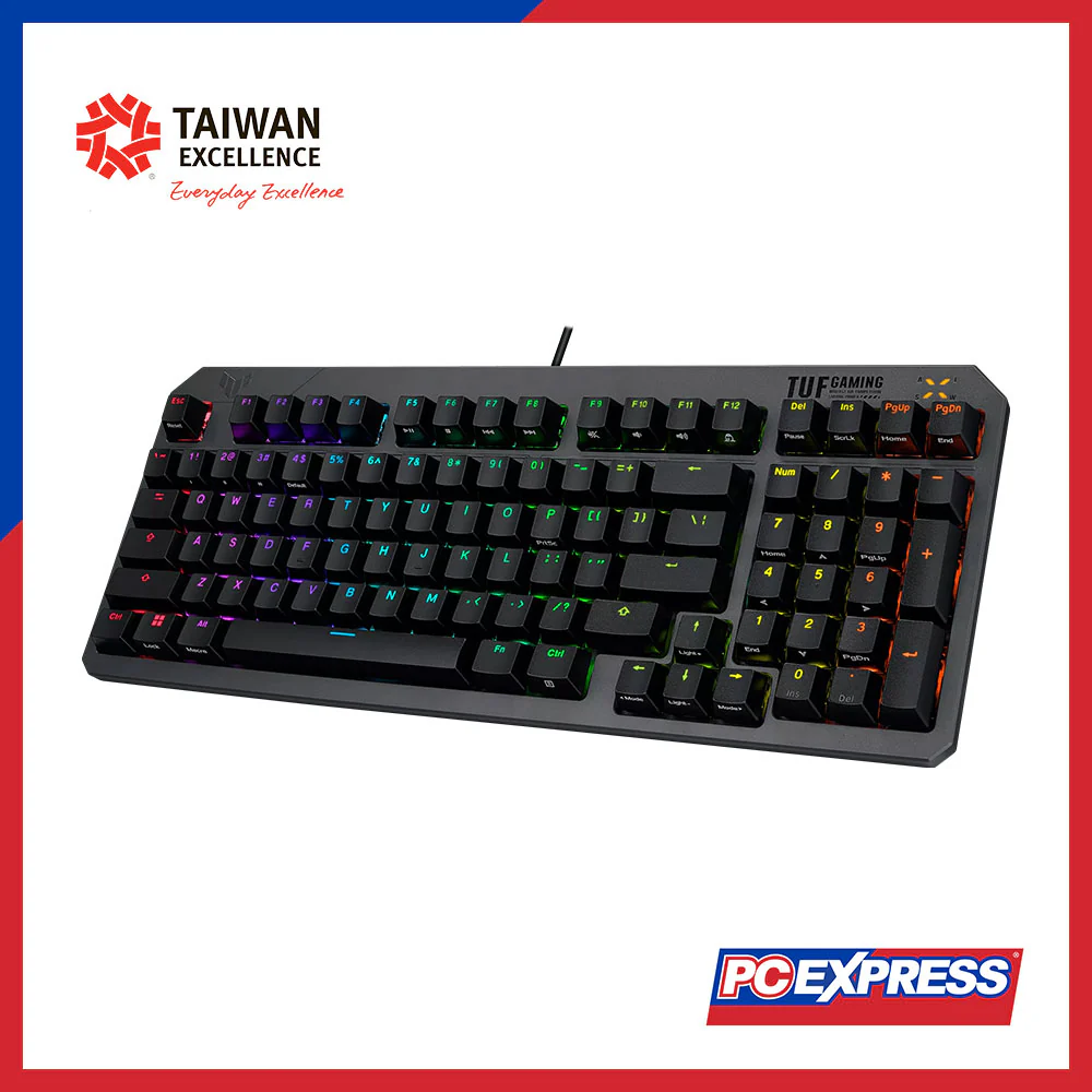 ASUS TUF Gaming K3 Gen II RGB Gaming Keyboard - Blue Switch - Image 4