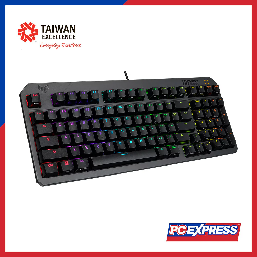 ASUS TUF Gaming K3 Gen II RGB Gaming Keyboard - Red Switch - Image 5