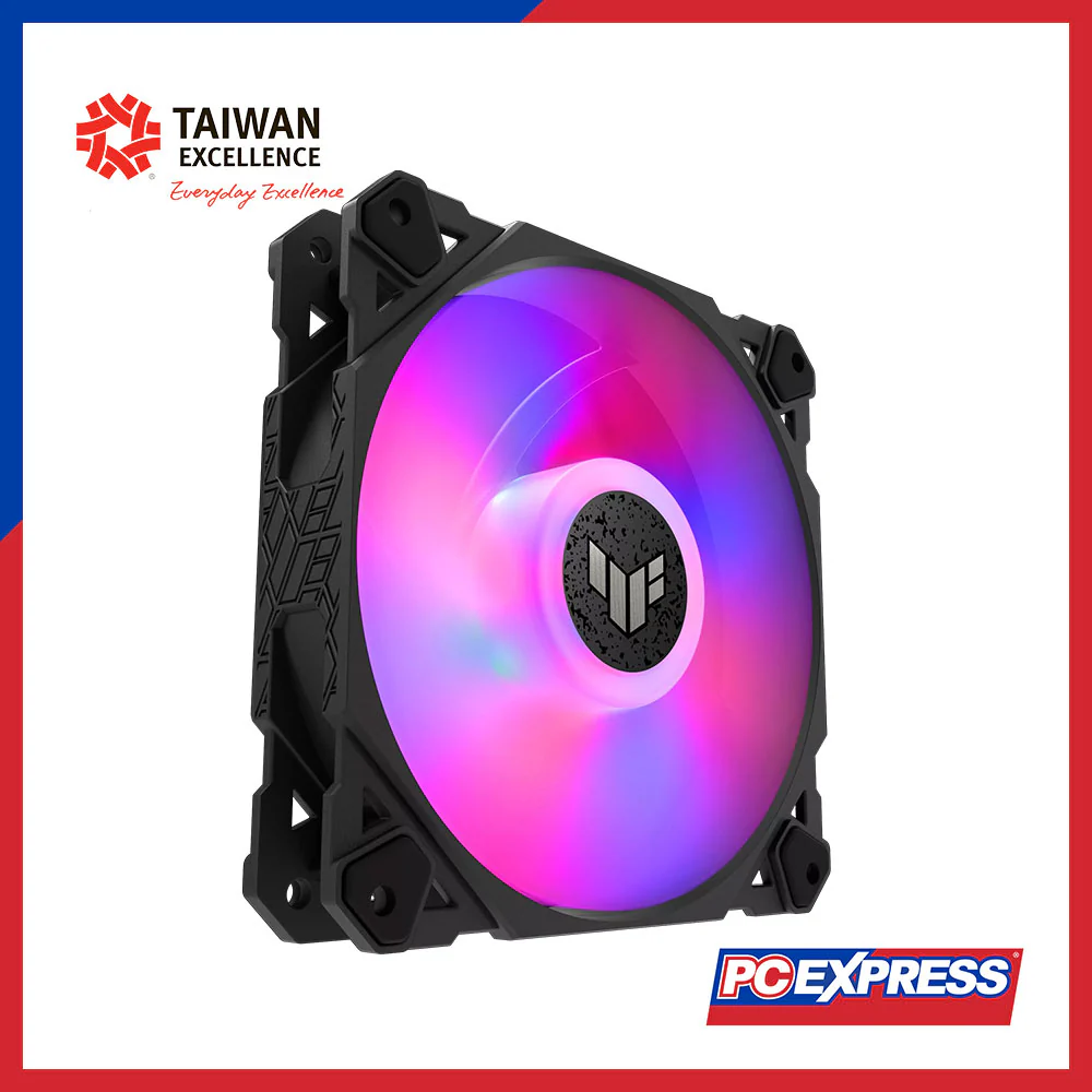 ASUS TUF Gaming TF120 ARGB Fan - Triple Fan Kit with ARGB Controller - Image 4