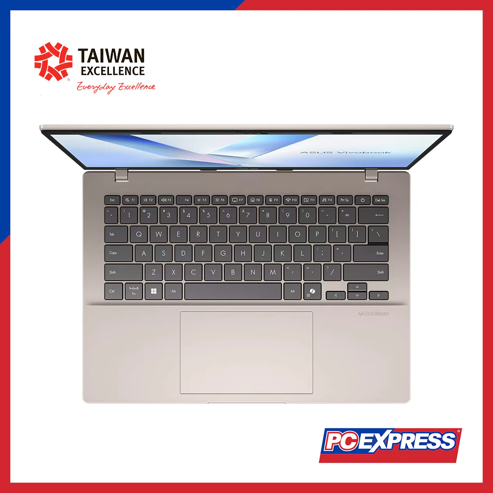 ASUS Vivobook 14 (X1407CA-LY170WSM) (90NB1582-M00890) Intel® Core™ Ultra 5 Laptop (Platinum Gold) - Image 2