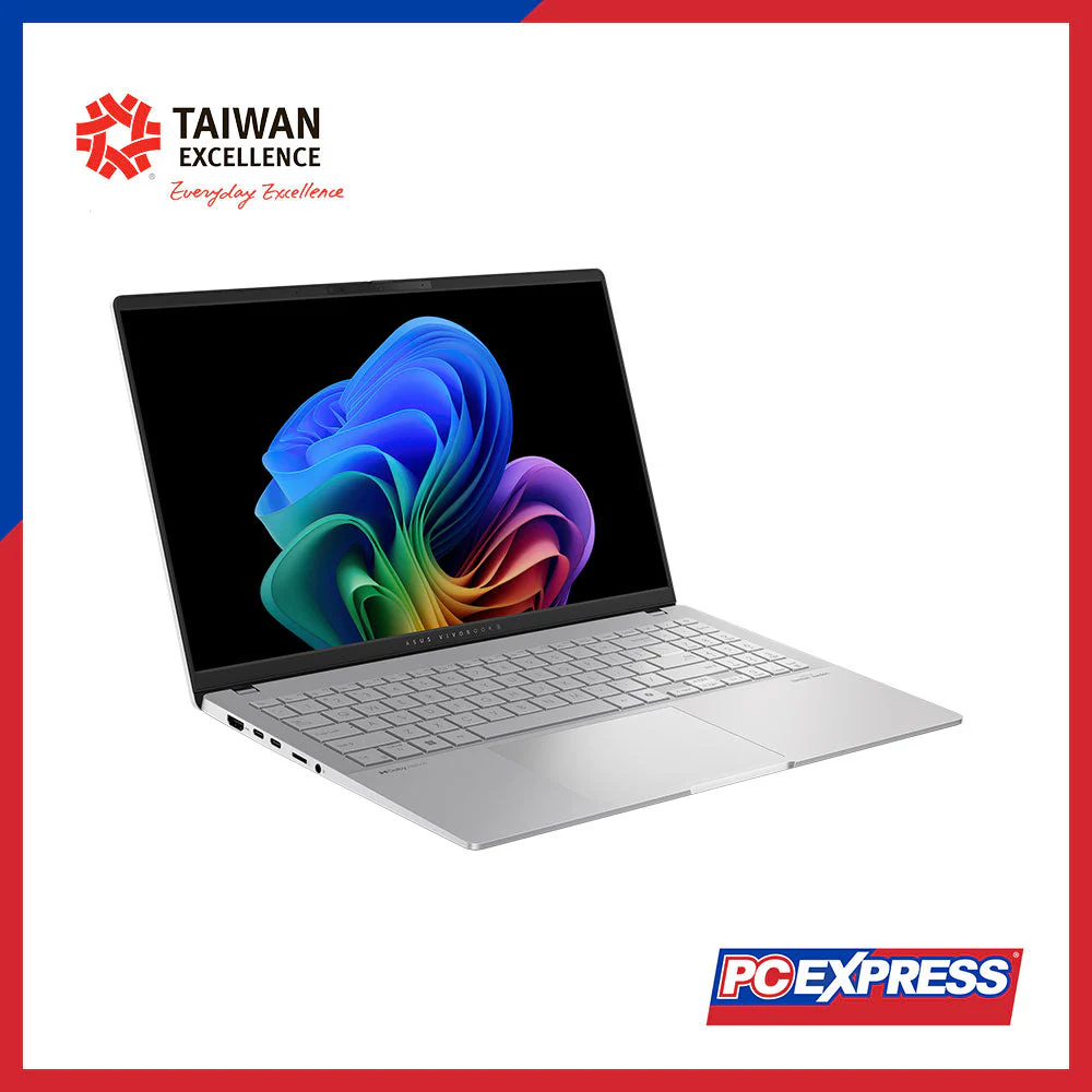 ASUS Vivobook S15 OLED (S5507QA-MA032WSM) Snapdragon® X Elite X1E Laptop (Cool Silver) + Microsoft Basic 365 - Image 3