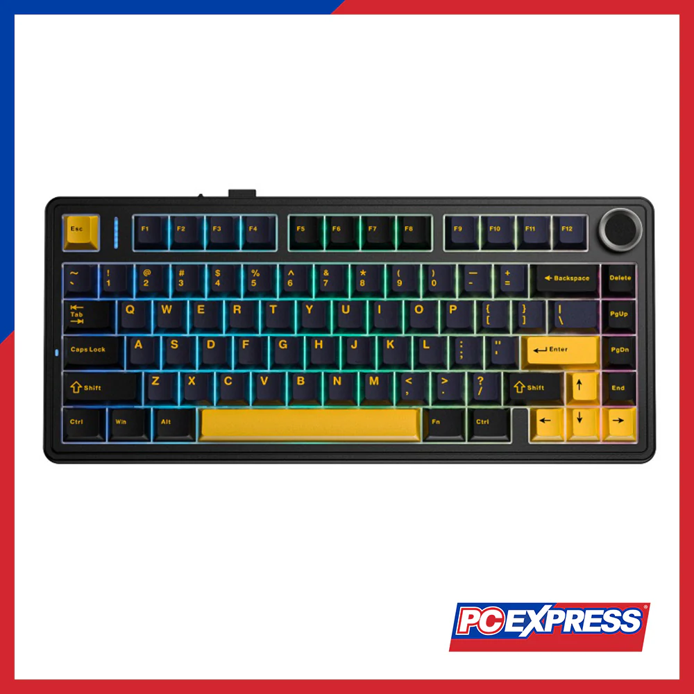 AULA F75 RGB Mechanical Gaming Keyboard - Thunder Black