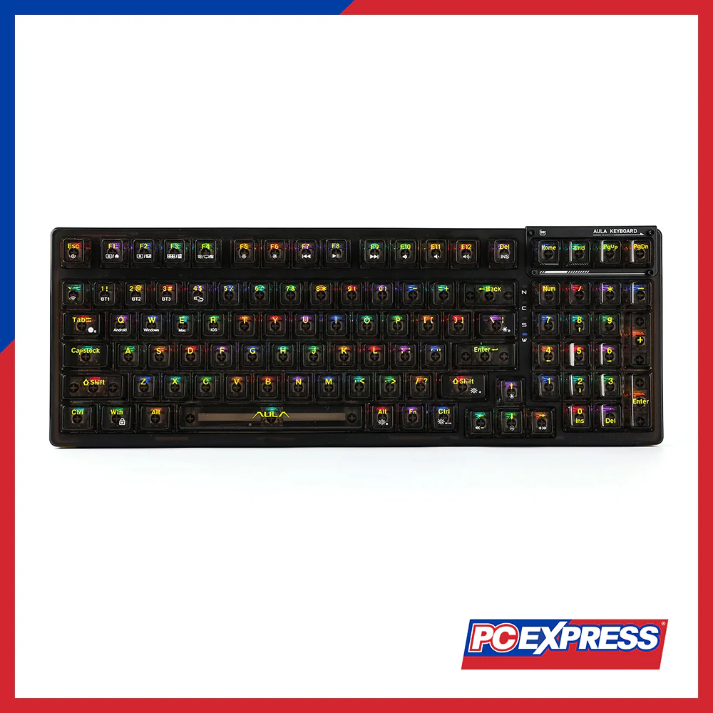 AULA F98 TRI-MODE Wireless Gaming Keyboard - Black