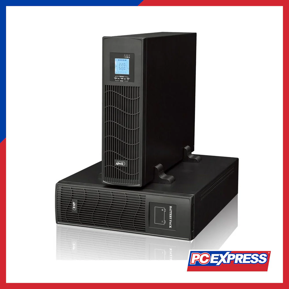 AWP APO3000RT Alpha RT 3000VA/2700W On-Line Double-Conversion UPS