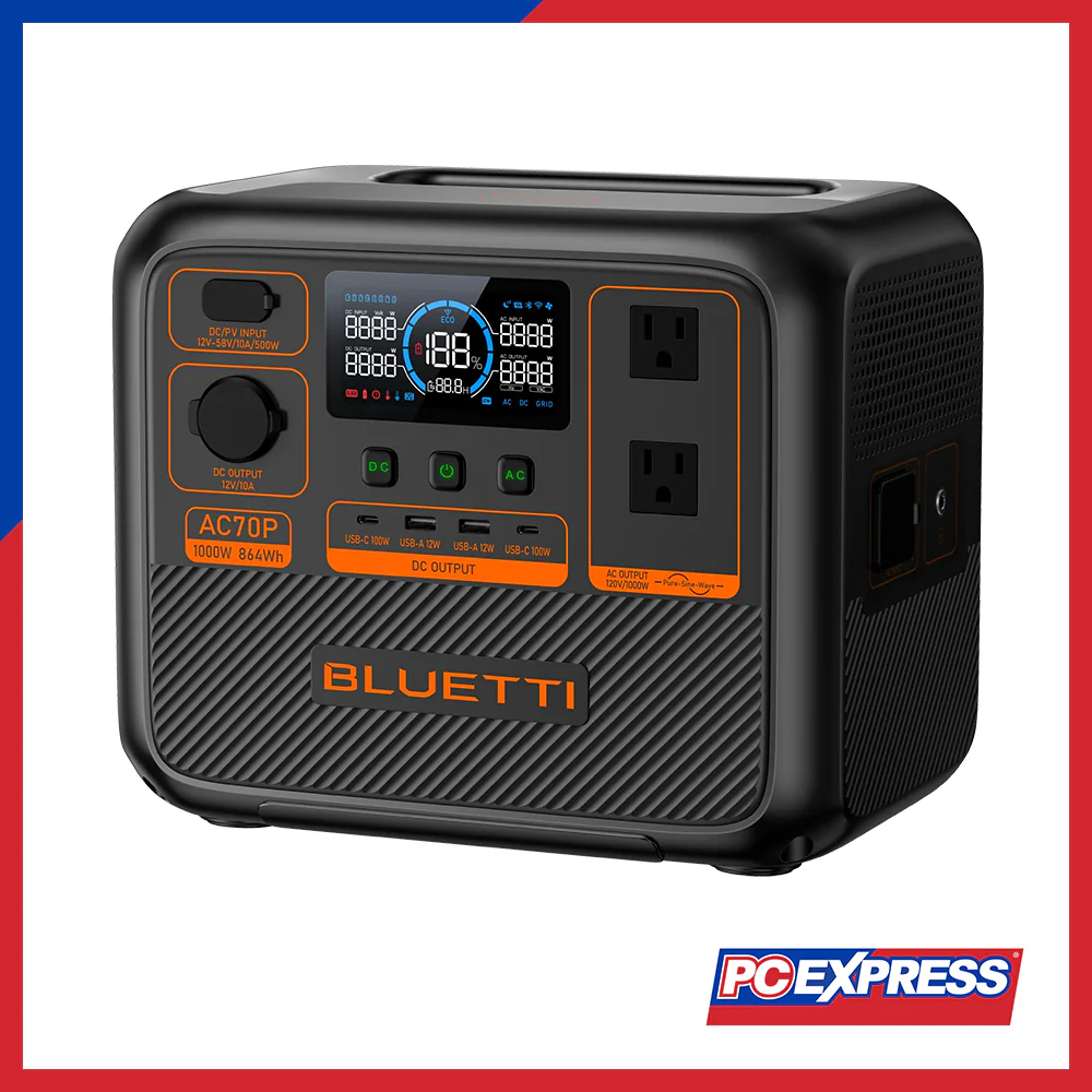 BLUETTI AC70P Portable Power Station | 1000W - Image 6