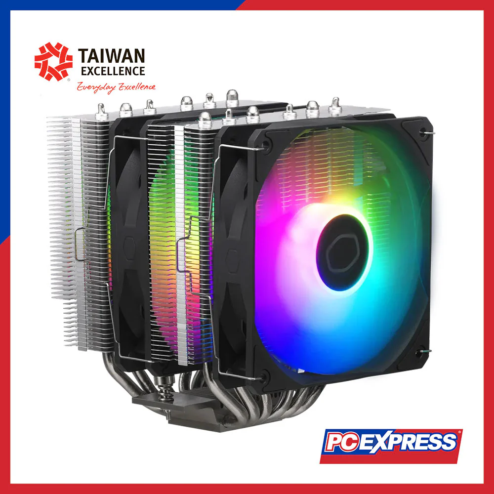 COOLER MASTER Hyper 620S Spectrum ARGB CPU Air Cooler Fan - Image 6