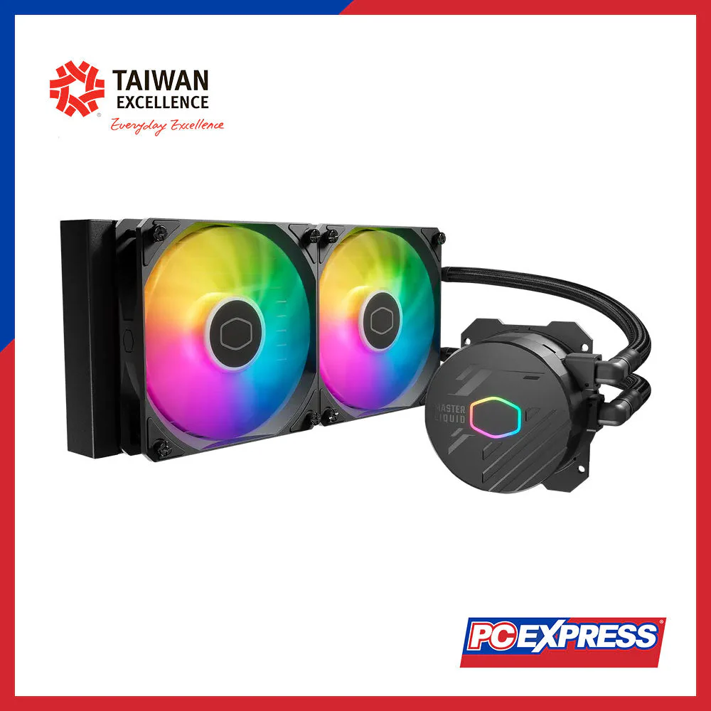 COOLER MASTER MasterLiquid 240L Core ARGB CPU Cooler Fan