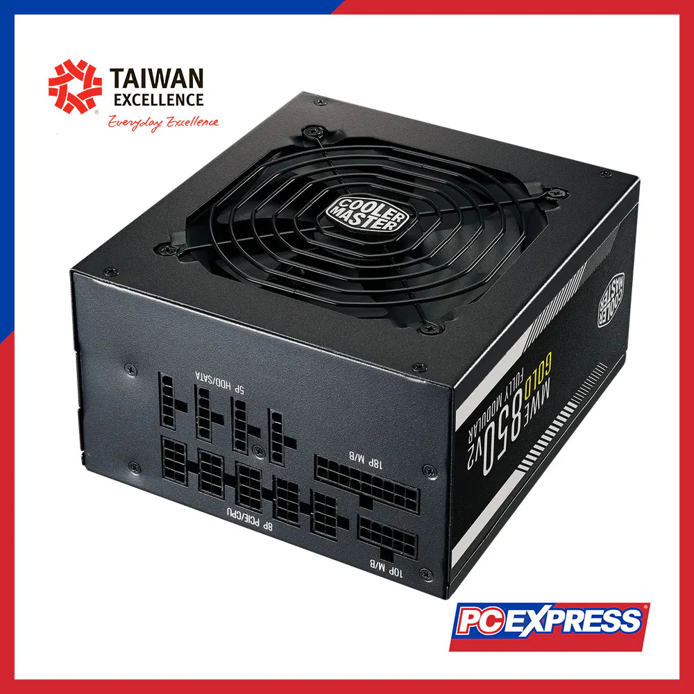 COOLER MASTER MWE V2 850W 80+ GOLD ATX 3.1 Fully Modular Power Supply - Image 10
