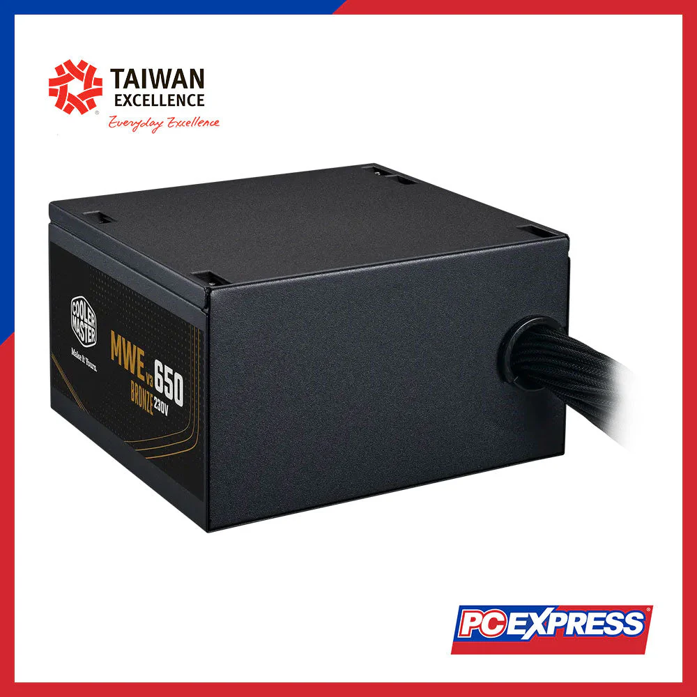 COOLER MASTER MWE V3 650W 80+ Bronze Non-Modular Power Supply - Image 3