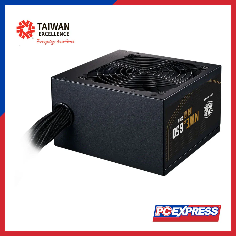 COOLER MASTER MWE V3 650W 80+ Bronze Non-Modular Power Supply - Image 7