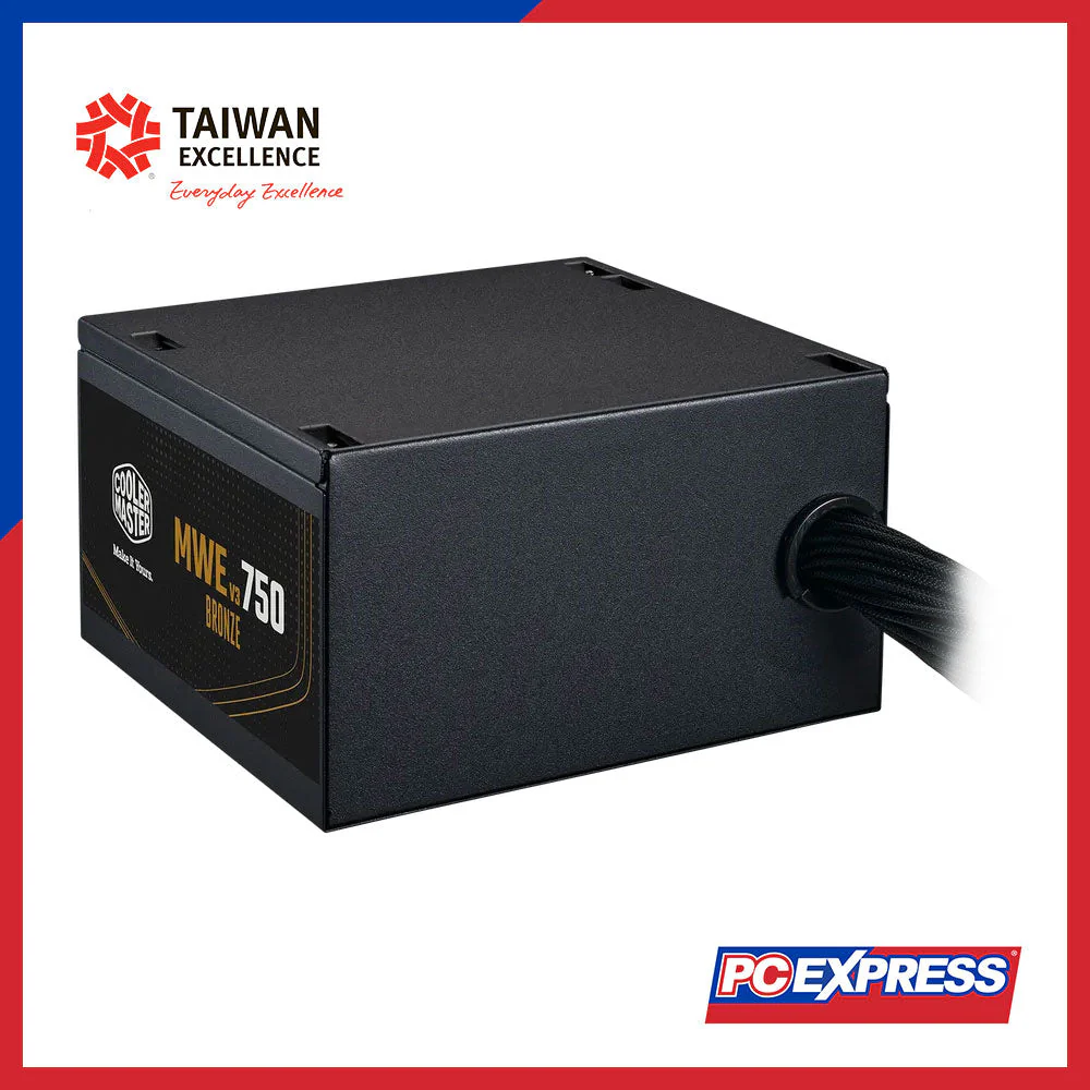 COOLER MASTER MWE V3 750W 80+ Bronze Non-Modular Power Supply - Image 4