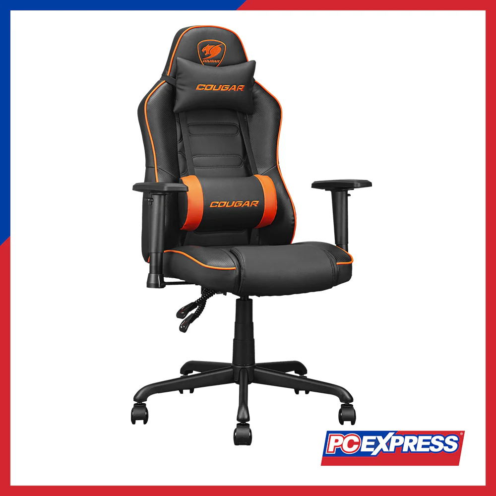 COUGAR Fusion S Gaming Chair - Black/Orange - Image 5