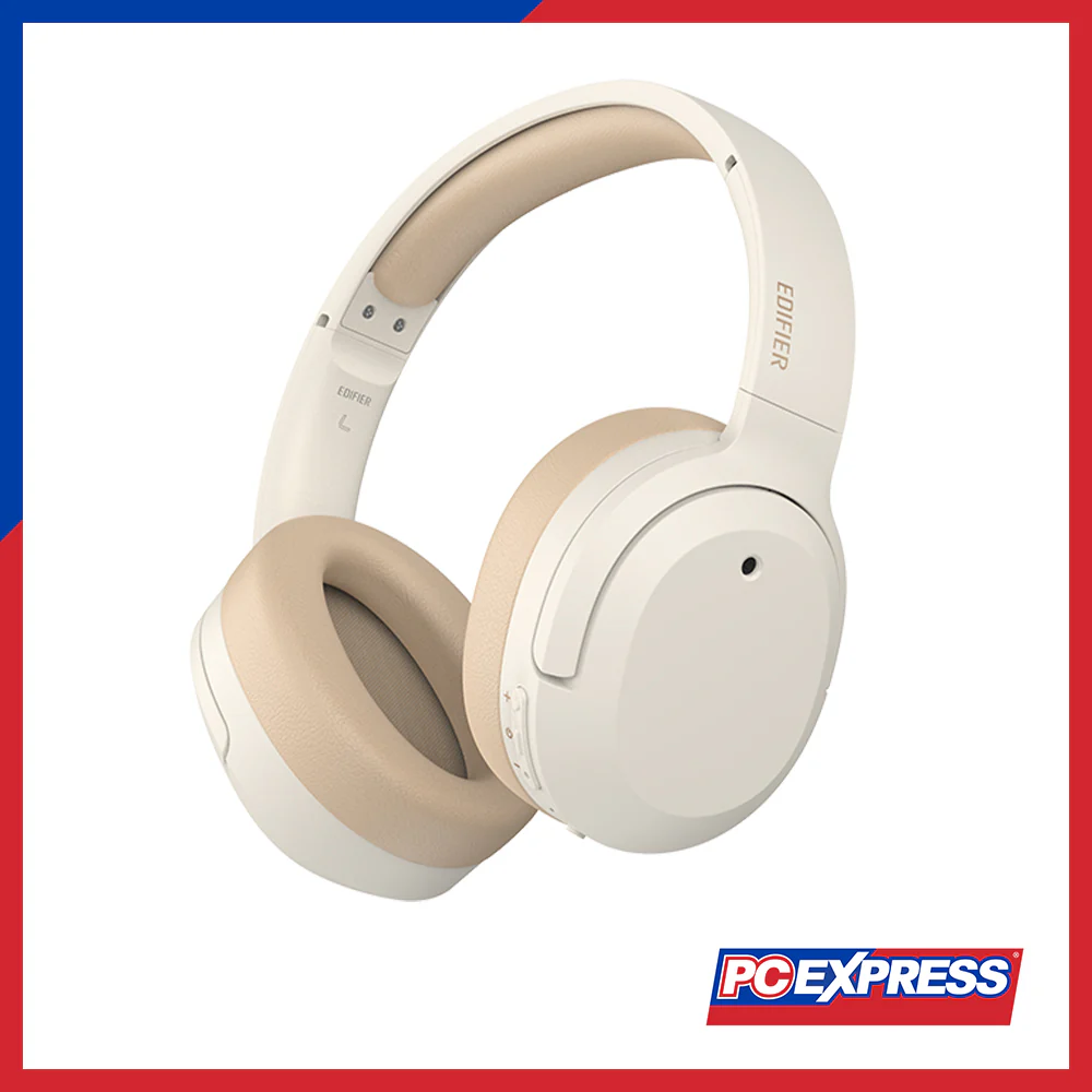 EDIFIER W820NB Plus Wireless Noise Cancellation Over-Ear Headphones - Ivory - Image 3