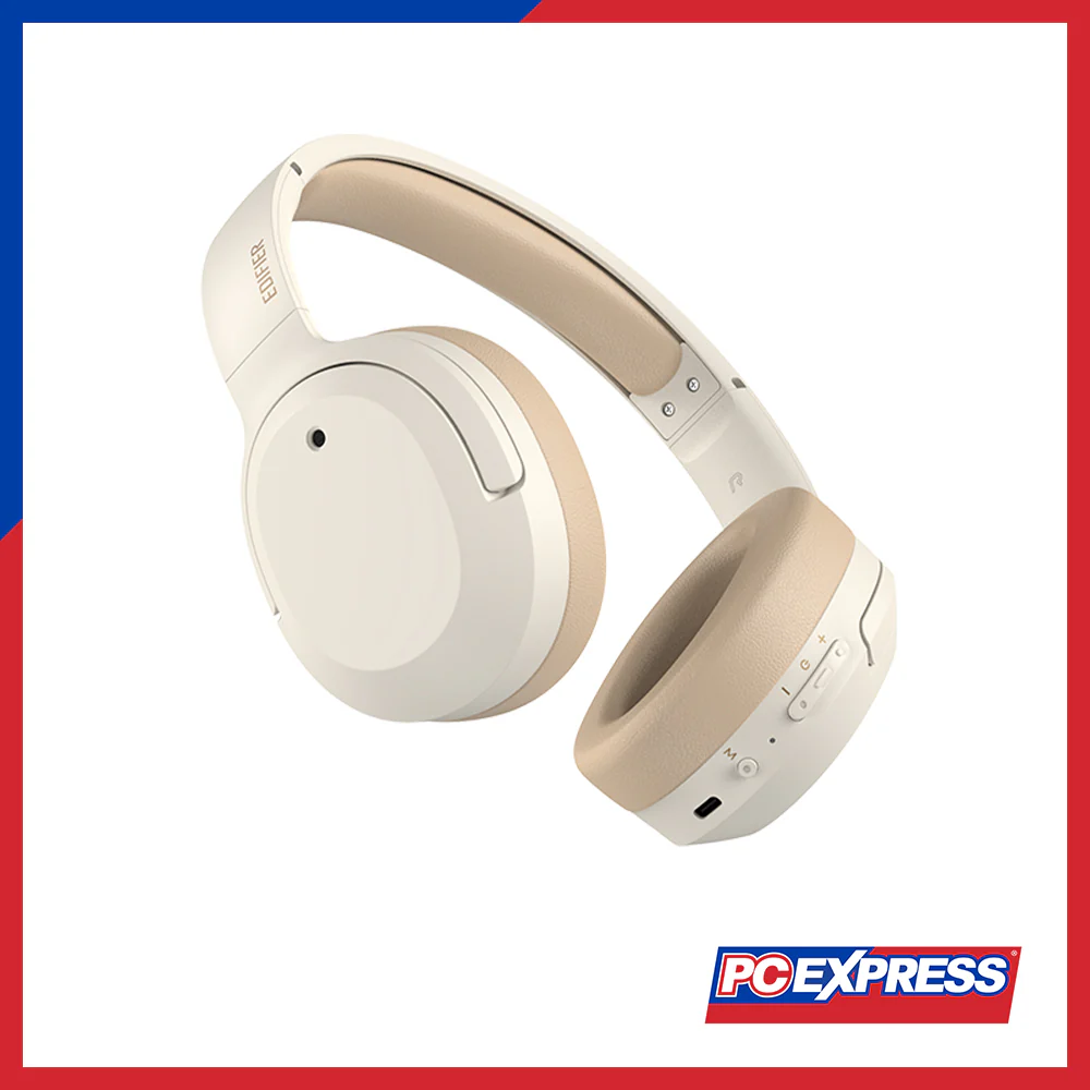 EDIFIER W820NB Plus Wireless Noise Cancellation Over-Ear Headphones - Ivory - Image 6