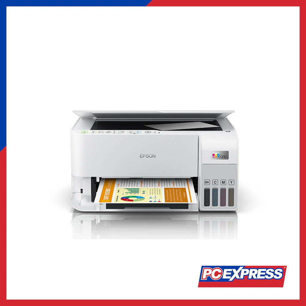EPSON EcoTank L3556 Ink Tank Printer All-in-One (White) - Image 2