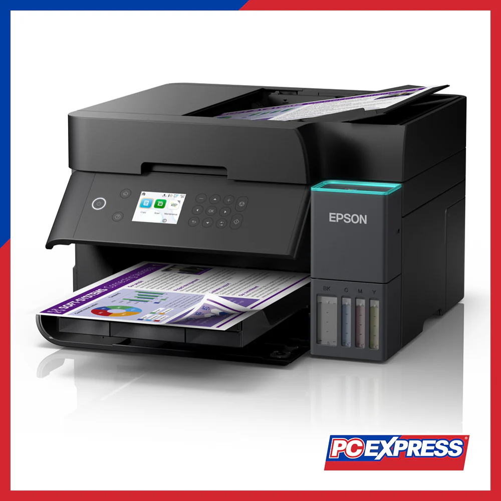 EPSON EcoTank L6370 A4 Wi-Fi Duplex All-in-One Ink Tank Printer - Image 4