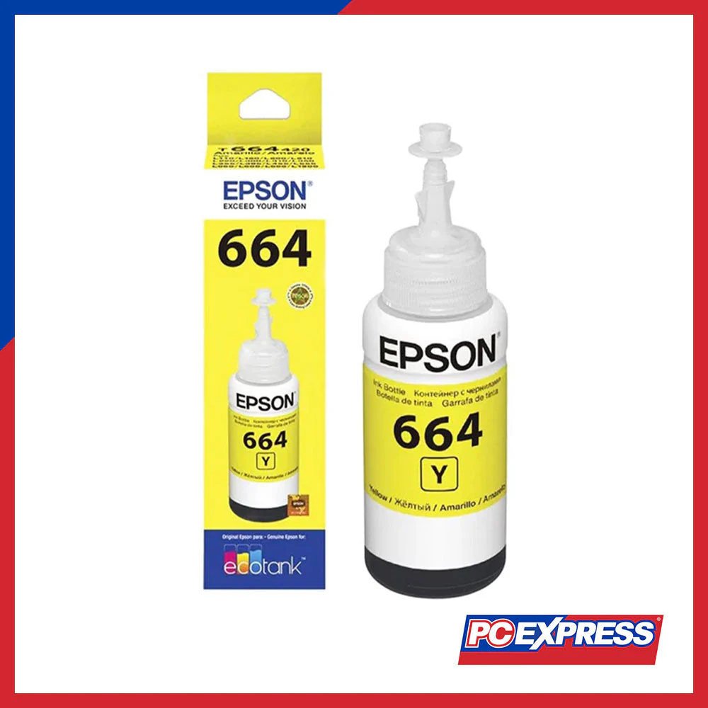 EPSON T6644 Yellow (FOR L100/L200) Ink Bottle - Image 2