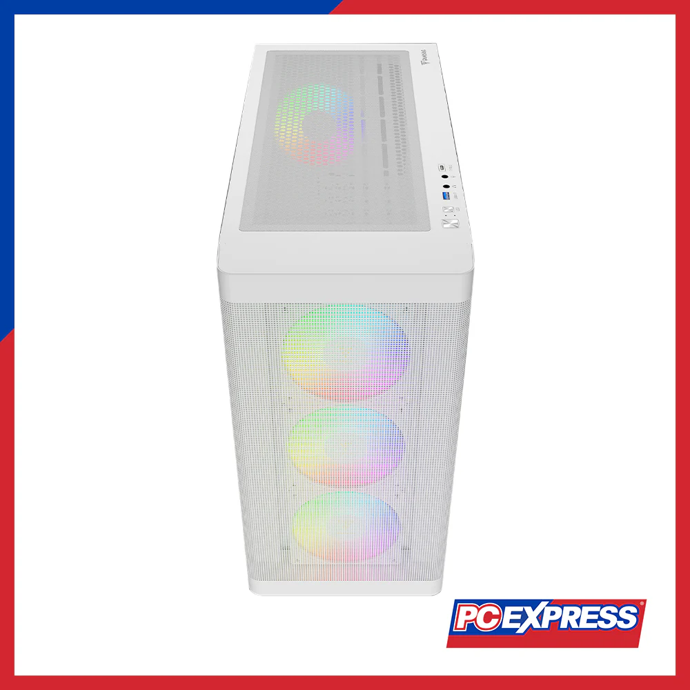 GAMDIAS Athena M3 with Fans MID Tower Case - Mesh White - Image 3